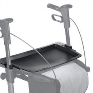 Tablett, inkl. Halter, schwarz (Topro Pegasus M Carbonrollator)